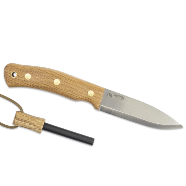 Casstrom No.10 Forest knife Sleipner - Oak - Scandi - FireSteel