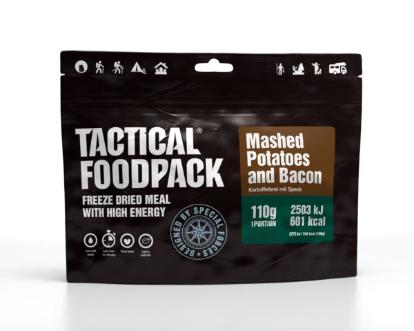 Tactical FoodPack - Purée de pomme de terre et bacon - 110g