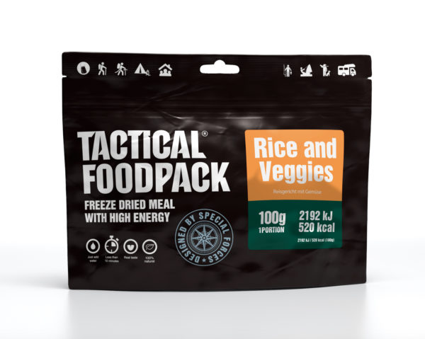 Tactical FoodPack - Riz et Légumes - 100g