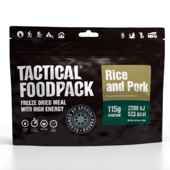 Tactical FoodPack - Riz et Porc - 115g
