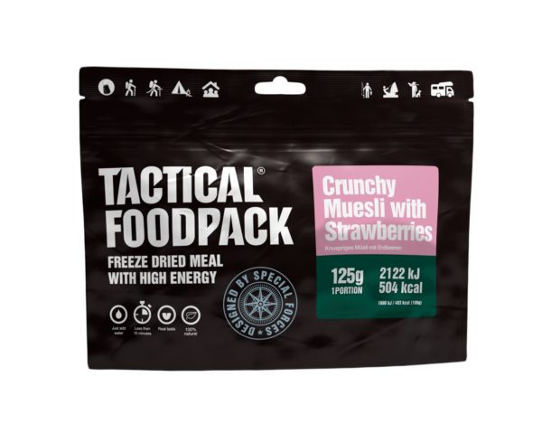 Tactical FoodPack - Muesli Crunchy Fraises - 125g