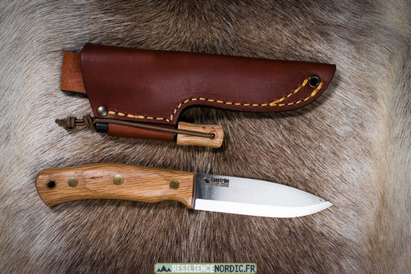 Casstrom No.10 Swedish Forest Knife, Sleipner - Oak - Firesteel - Résilience Nordic