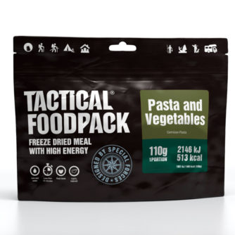 Tactical FoodPack - Pâtes et Légumes - 110g