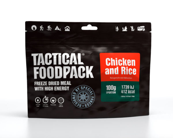 Tactical FoodPack - Poulet et Riz - 100g