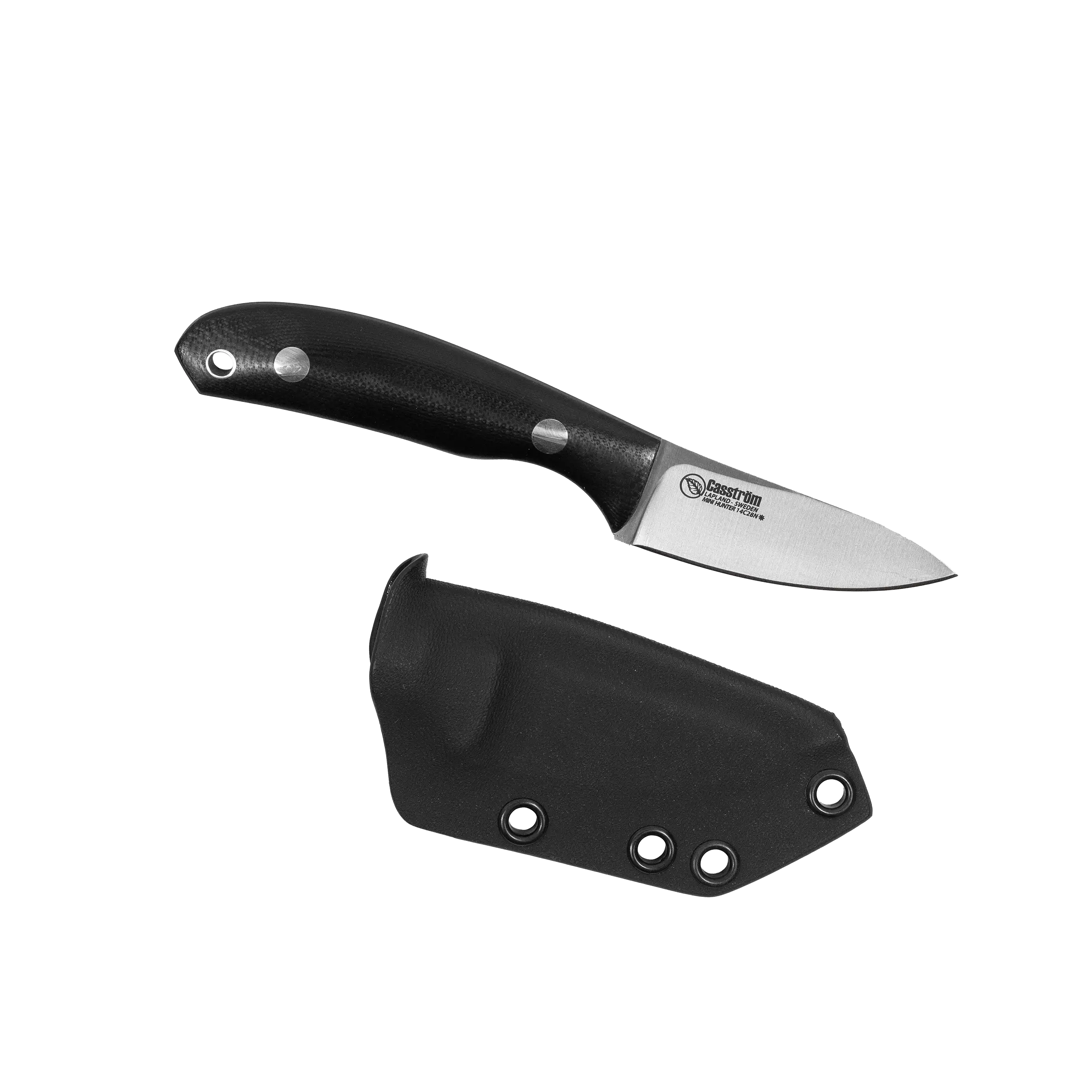 Casstrom - Safari Mini Hunter - Black G10 - Kydex - resiliencenordic.fr