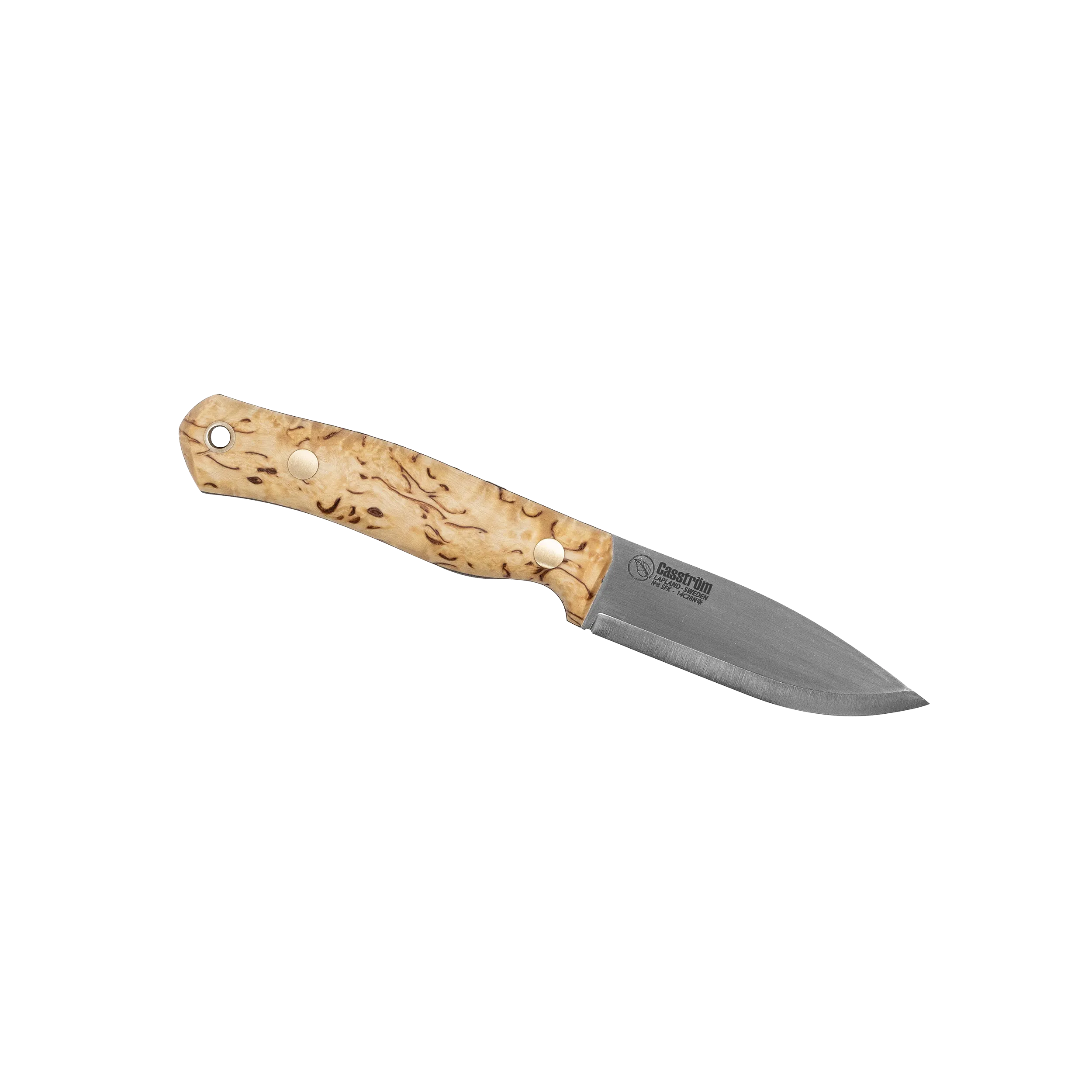 Casström – No.8 Swedish Forest Knife – Curly Birch - 14C28n