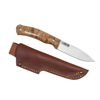 Casström - No.10 Swedish Forest Knife - Stabilised Curly Birch - 14C28n