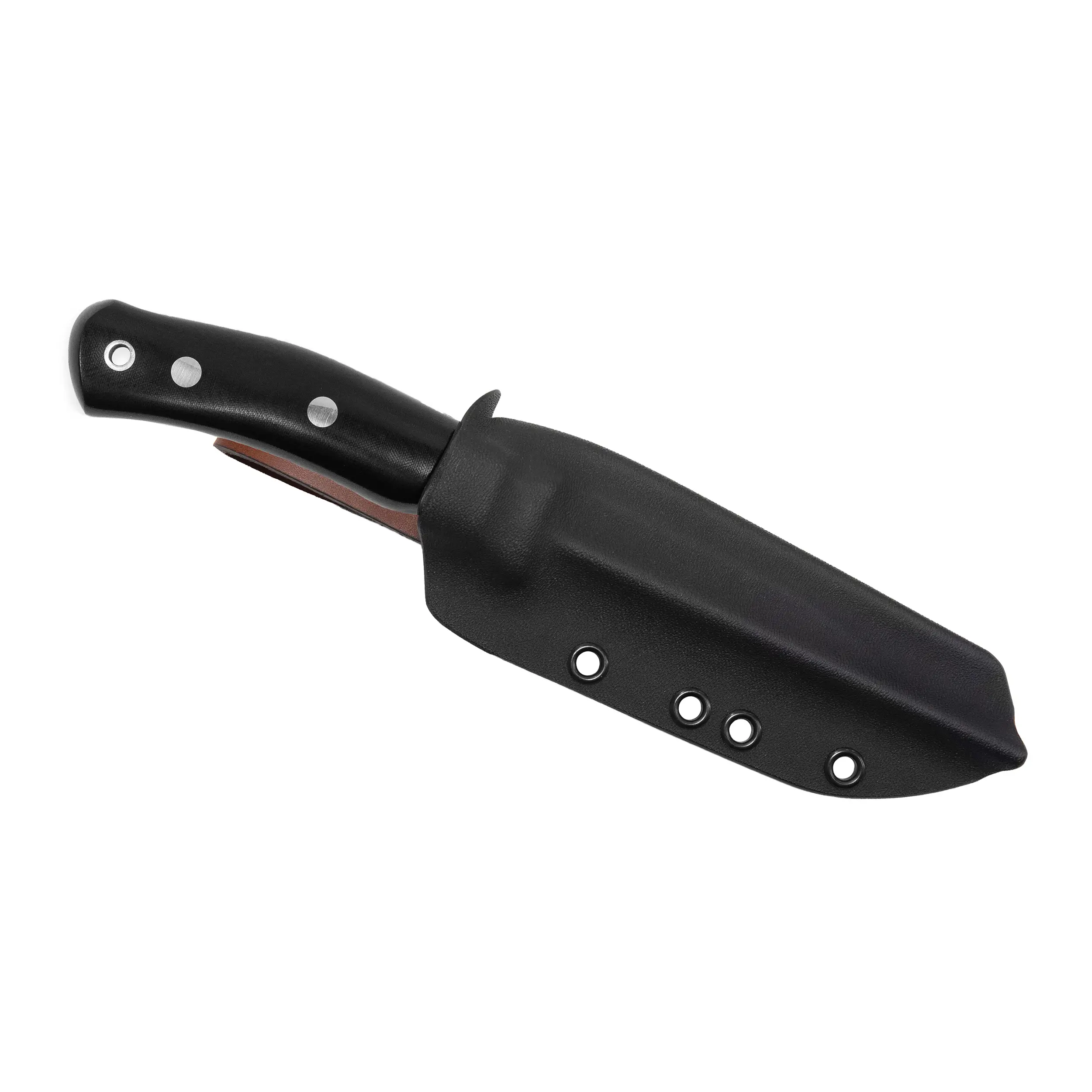Casström - No.10 Swedish Forest Knife - Black Micarta - 14C28n - Kydex