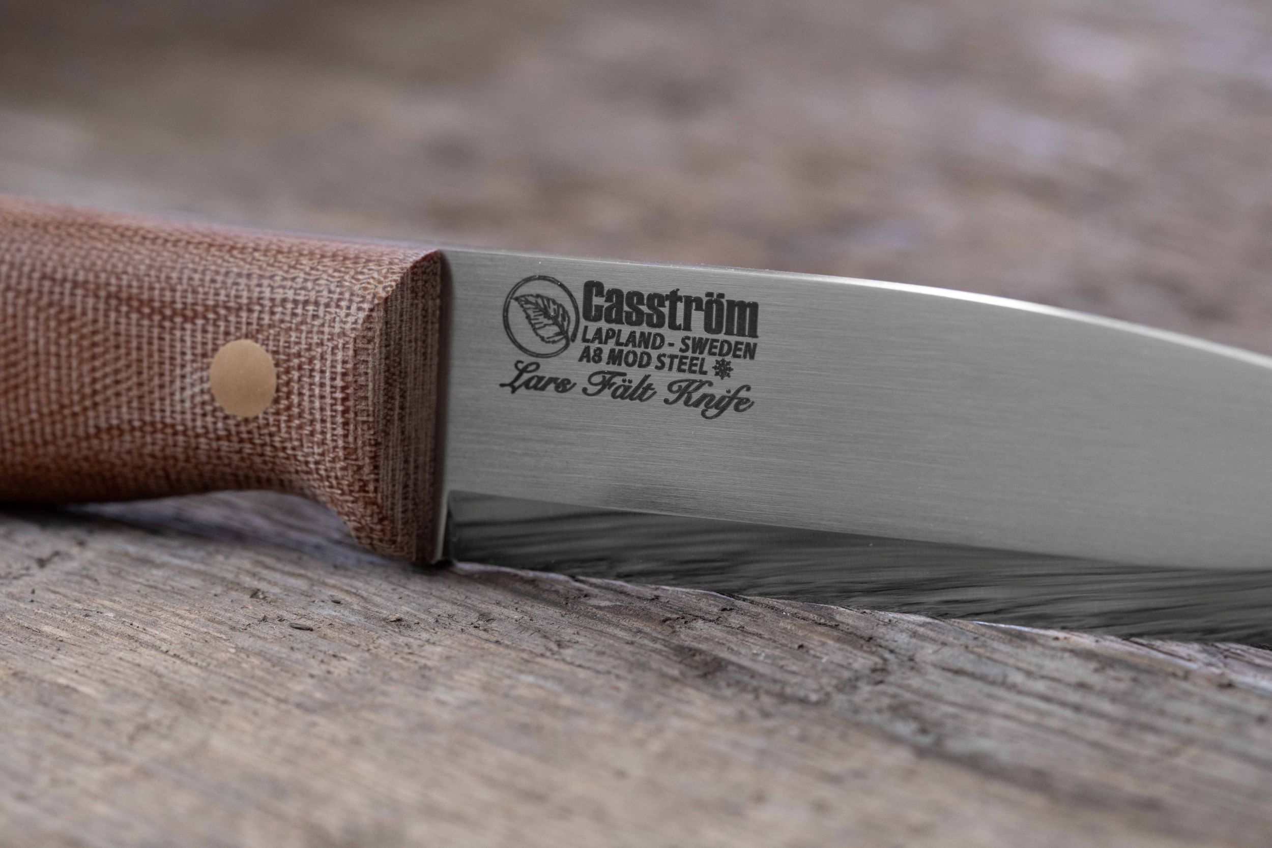 Casström - Lars Fält - Canvas Micarta - A8MOD