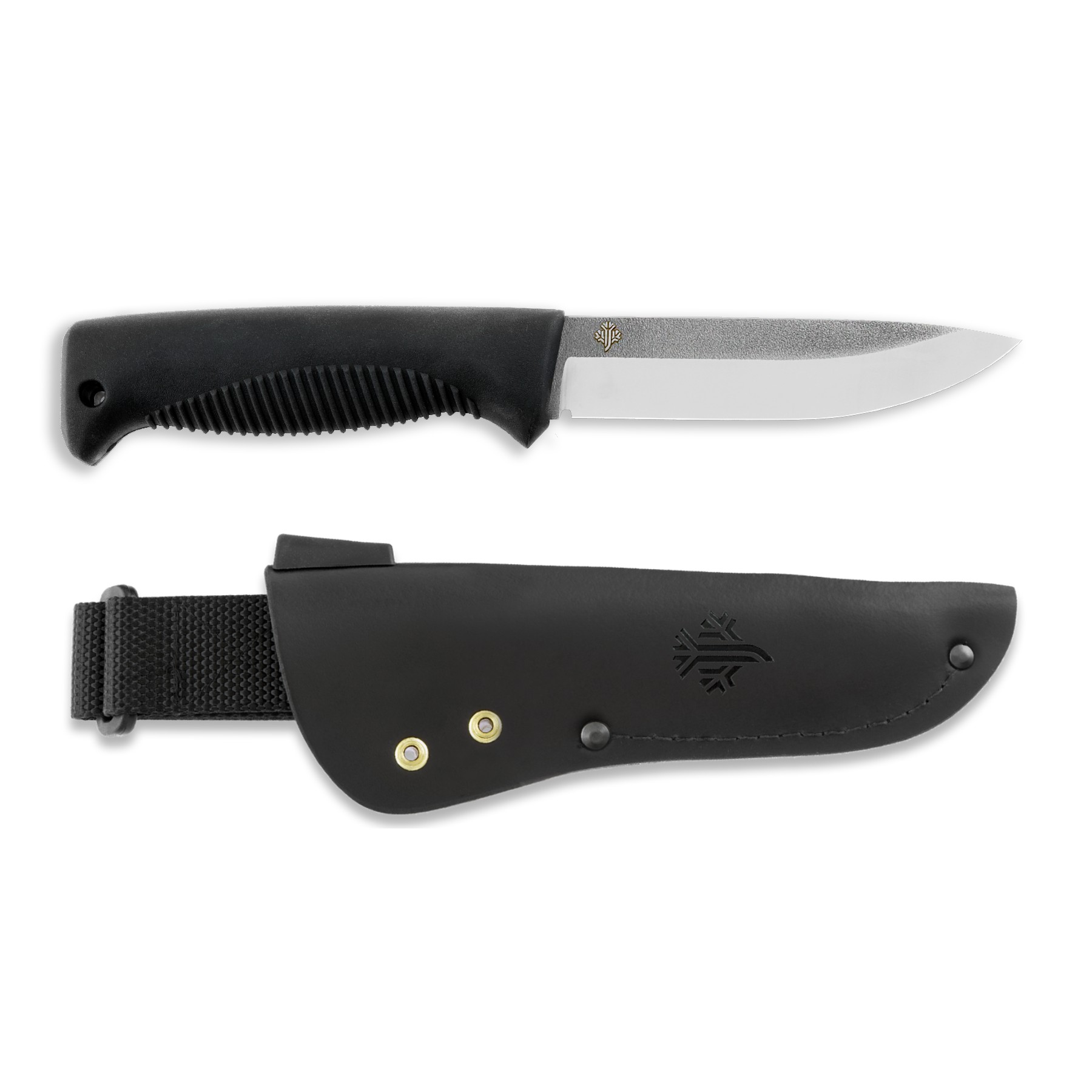 Peltonen Knives - M07 Ranger Puukko - N690 - Black - Cuir - Resilience Nordic