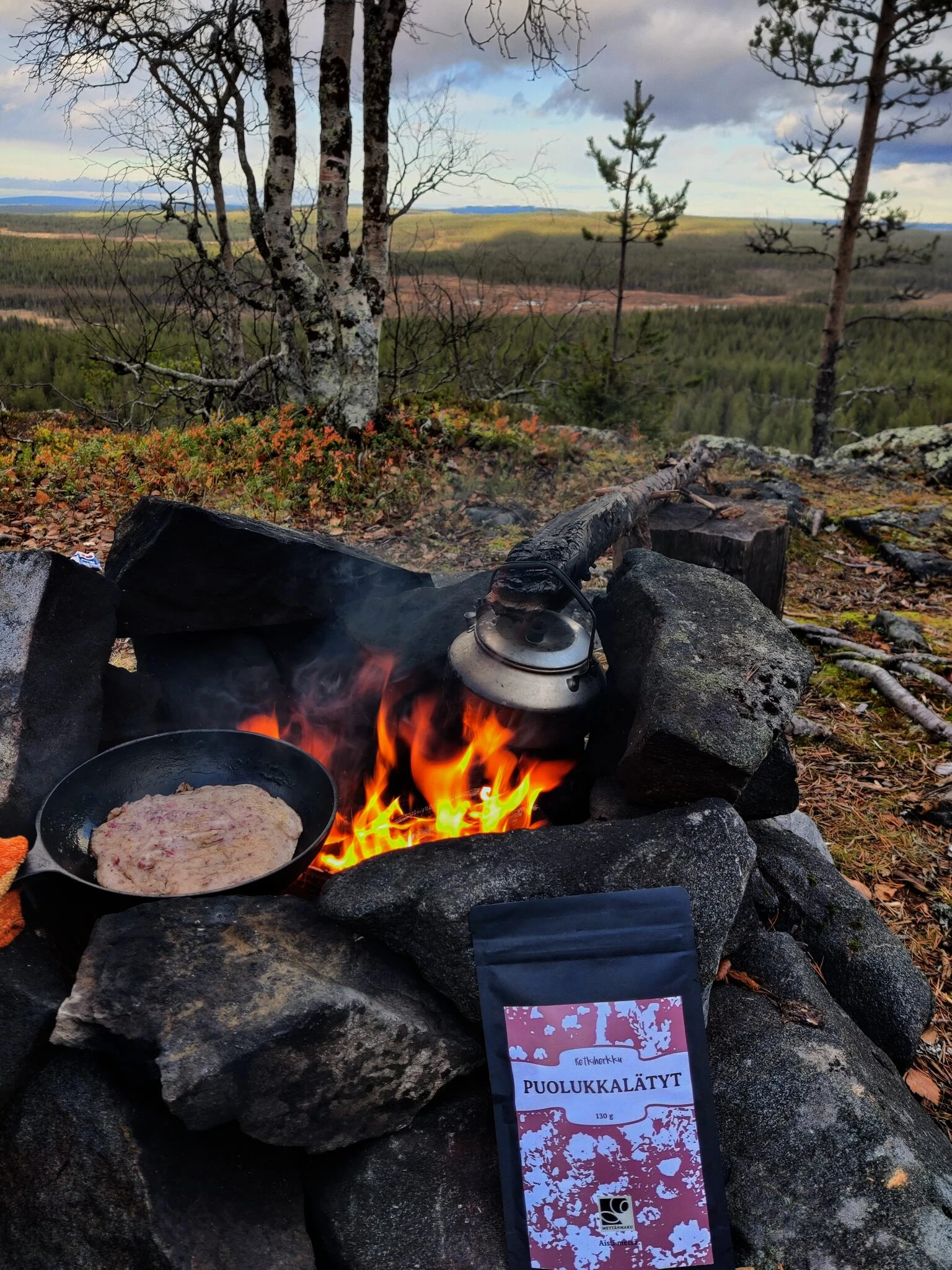 MettänMaku - Puolukkalätyt - Pâtes à Pancake à l'Airelle (Avoine & Sarrasin)