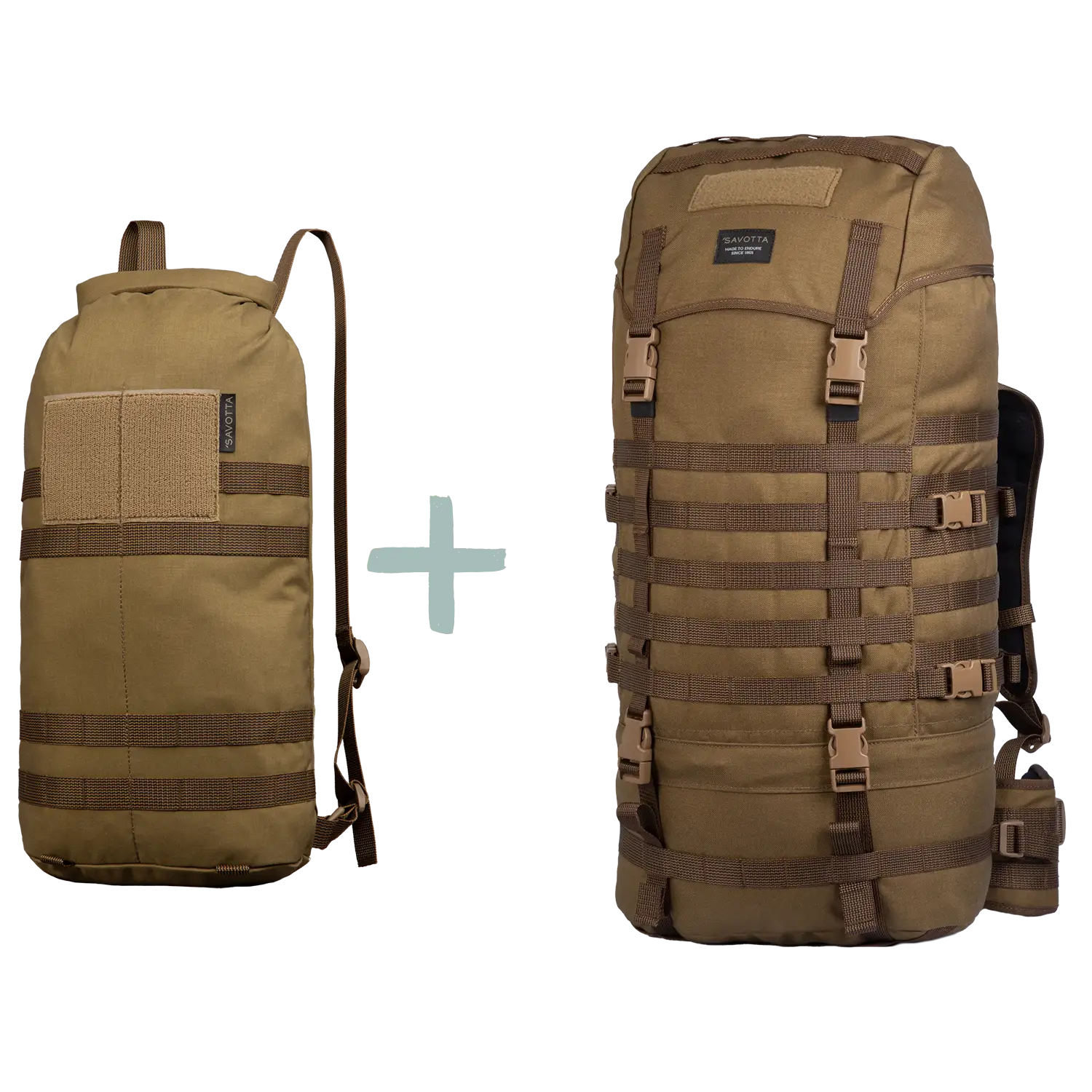 Savotta - JÄÄKÄRI L + HATKA/ASKARE - Brown bundle