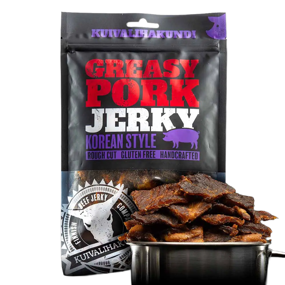 Kuivalihakundi - Greasy Pork Jerky - Korean Style